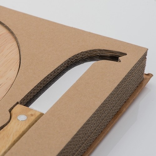 Cheese chopping board with knife GOUDA