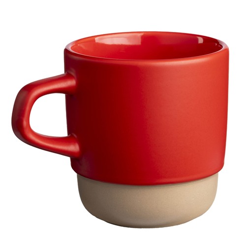 320 ml ceramic mug. Stackable. With matte exterior and glossy interior