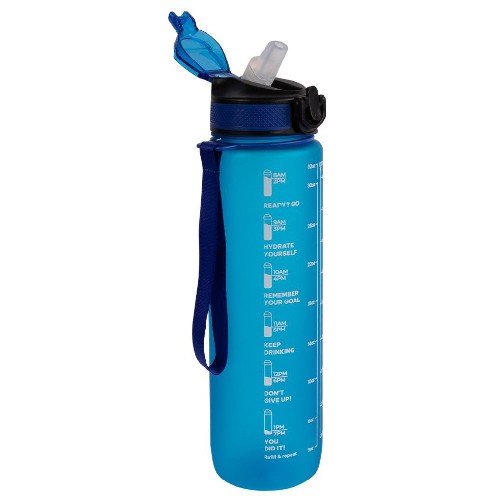 1-liter bottle with capacity print to encourage da Cisto