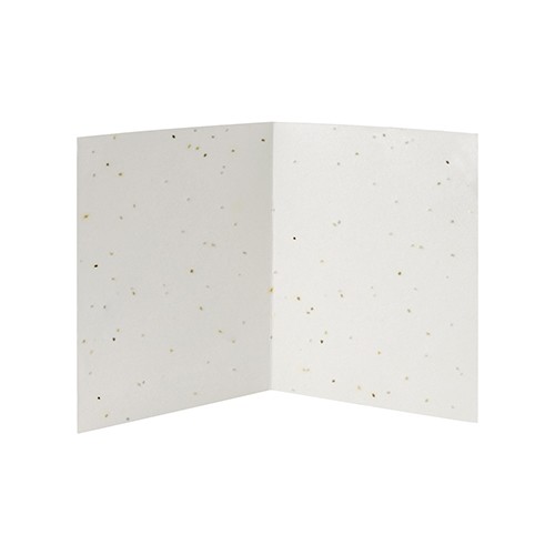Folding card with seeds Rosellina