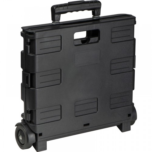 Folding shopping trolley