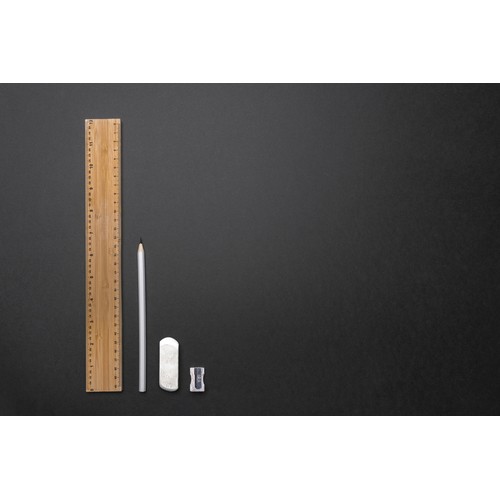 Règle 30cm épaisse et double face en bambou Timberson