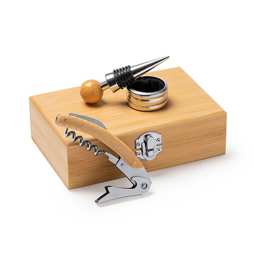 doos met wijnaccessoires