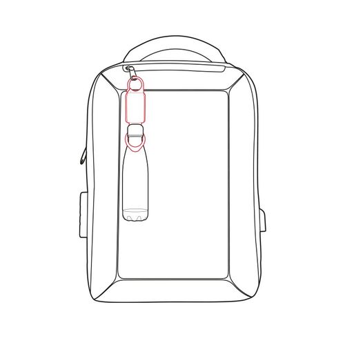 SAFETY LAMP CLIP-ON AND BOTTLE HOLDER