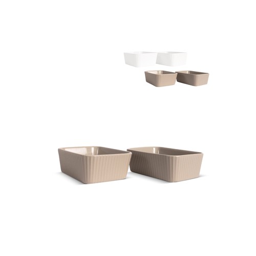 Sagaform Flora oven dish mini 2-pcs