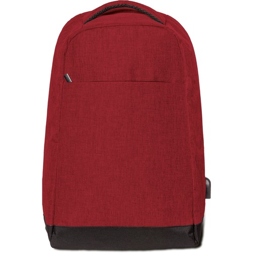 300D POLYESTER ANTI-THEFT RUCKSACK WITH USB CHARGE PORT