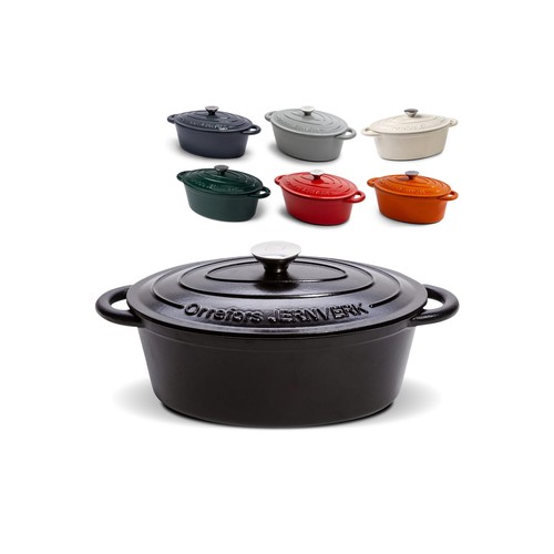 Orrefors Jernverk Ovale geëmailleerde braadpan 3.5L