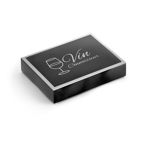 BARREL. Zinken en vroestvrij staal wijnset