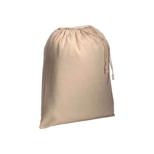 120 g/m2 cotton drawstring bag, 25 x 30 cm