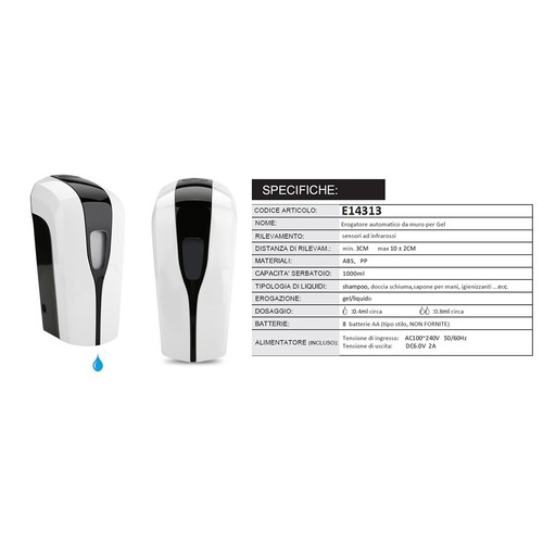 DISPENSADOR INFRARROJOS AUTOMÁTICO