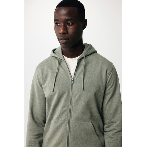 IQONIQ Abisko gerecycled katoen hoodie met rits
