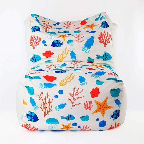 1-SEATER PUFF SOFA IN CUSTOMIZABLE RPET