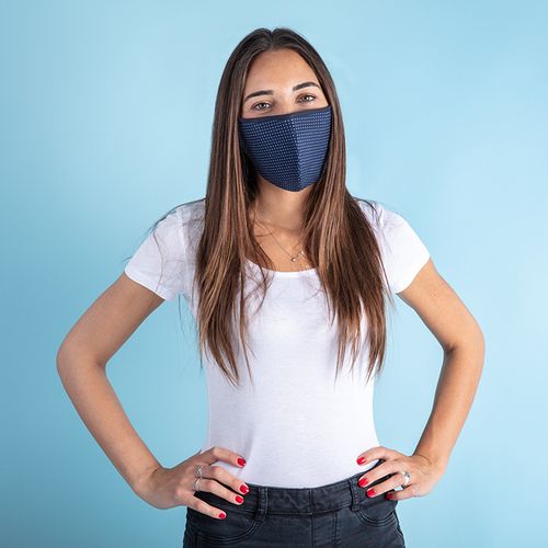 masker van niet-gecertificeerd textiel