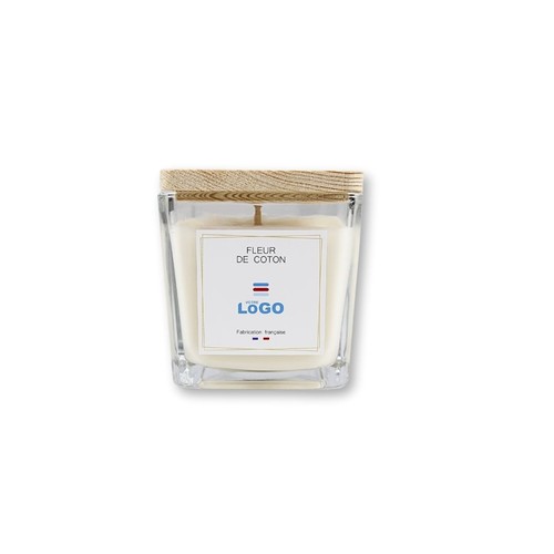 Bougie végétale GRASSE Carré 190g - France Baies givrées