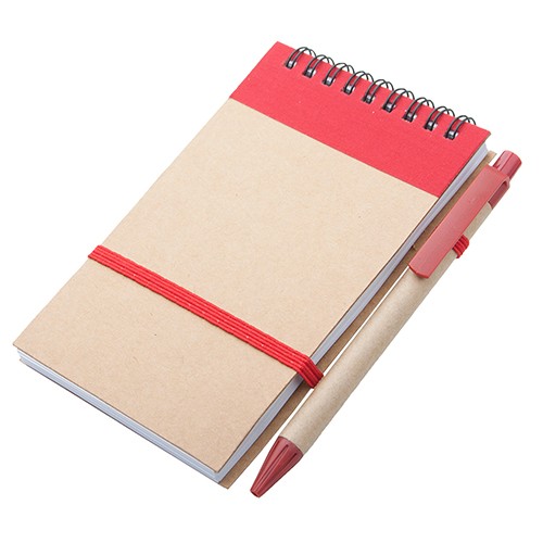 A6 Notebook with pen Justi