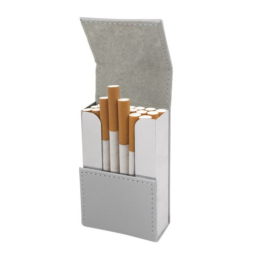 POCKET CIGARETTES CASE PU GREY