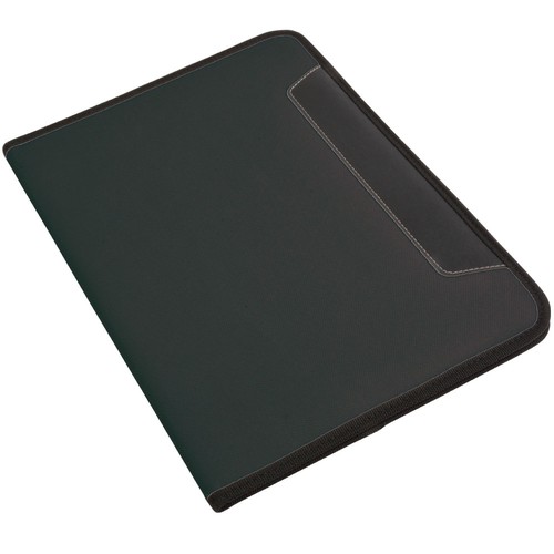 A4 pad brief folder with pocket and pen loop, ruled pad included