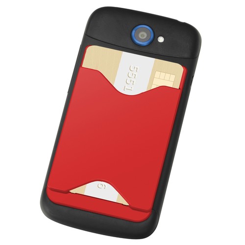 Card holder, self-adhesive