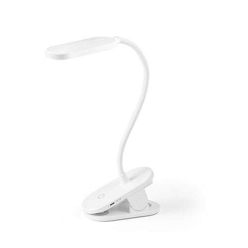 NESBIT II. Portable desk lamp with clip and 30h autonomy at 65% rABS