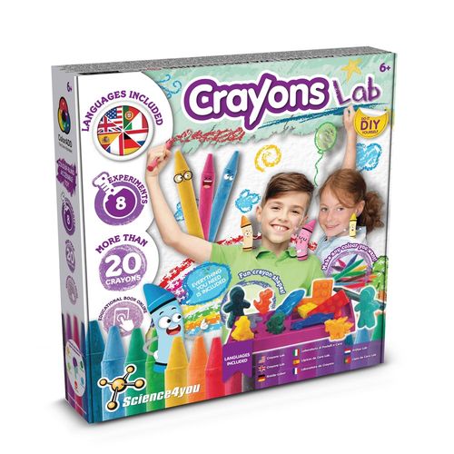 Crayon Factory Kit II. Educatief spel geleverd met een opvouwbaar 190T geschenkzakje