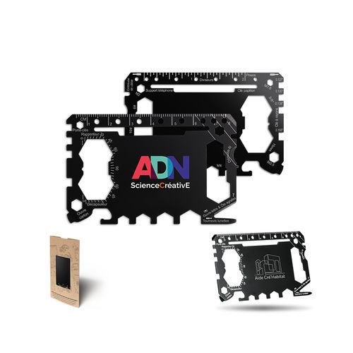 STAINLESS STEEL MULTIFUNCTION TOOL CARD