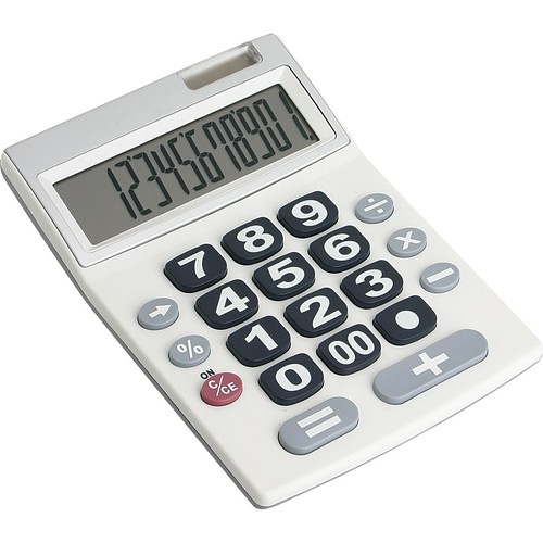 12 DIGIT PLASTIC DESKTOP CALCULATOR