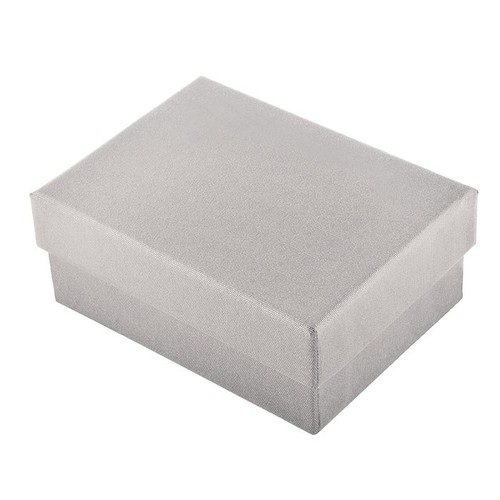 BOITE ARGENT 60X83 H 35 MM