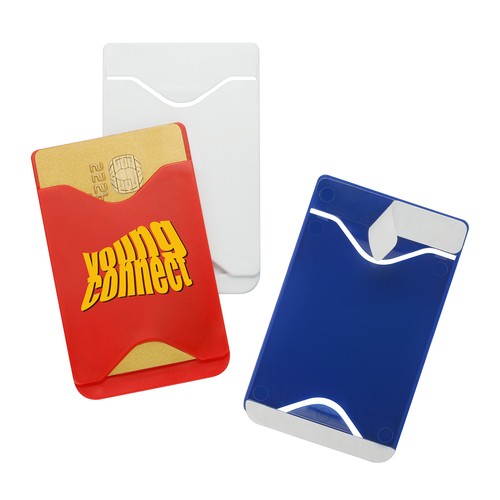 Card holder, self-adhesive