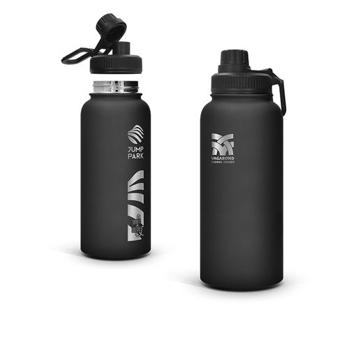 1L DOUBLE-WALL ISOTHERMAL BOTTLE WITH SOFT TOUCH FINISH