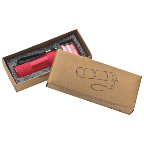 Flashlight with batteries