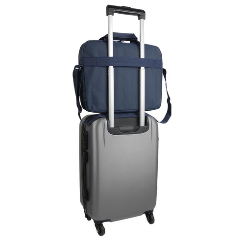 600D polyester laptop bag with adjustable shoulder strap