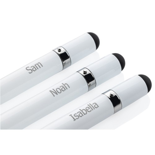 Aluminium inkless pen with eraser