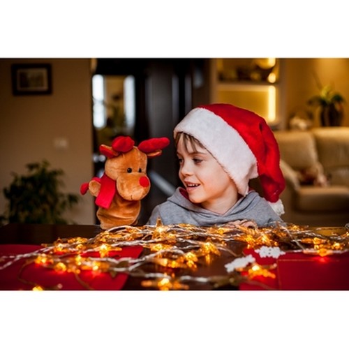 Plush reindeer, hand puppet | Dazzle