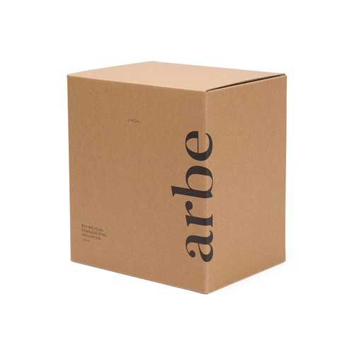 VINGA Pichet 1.2L en acier inoxydable recyclé RCS Arbe