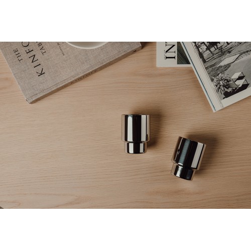 Set 2 tazas de acero inoxidable recicladas VINGA Nagano RCS