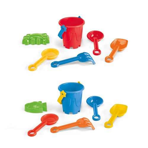 VALLARTA. PP strandemmer met 5 accessoires