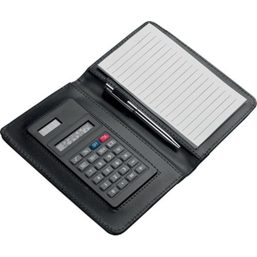 Blockmappe, Taschenrechner und Stift Giuggiole