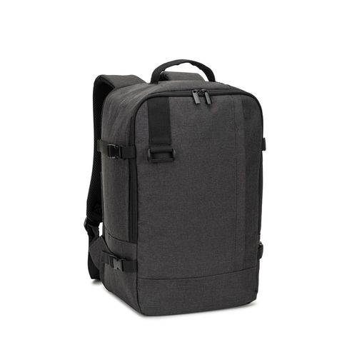 CIES. Backpack developed to fulfil the dimensions required by airlines in high-density 600D recycled polyester