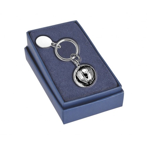 KEYRING PILL BOX "GLOBE"