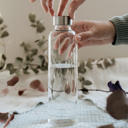 Borosilicate glass bottle, 550ml Yeron