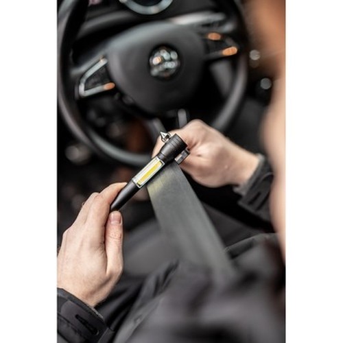 Emergency torch 1 LED COB, seat belt cutter, safety hammer | Flint