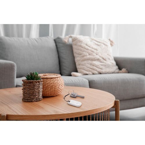 DAMY. Bezprzewodowy lokalizator o kompaktowej, lekkiej konstrukcji, wykonany z przetworzonego tworzywa ABS (100% rABS)