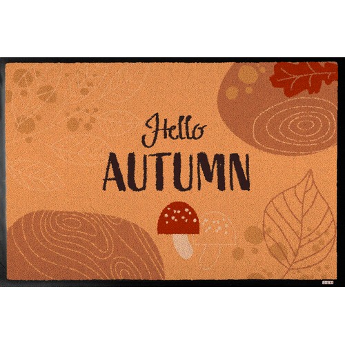 Doormats with autumn motifs