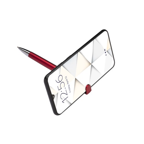 Bolígrafo de plástico con cuerpo metálico