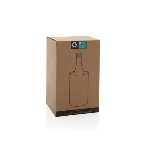 Vino RCS-gecertificeerde gerecyclede rvs wijnkoeler