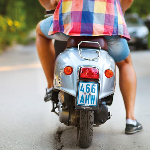 Licence plate holder recycling