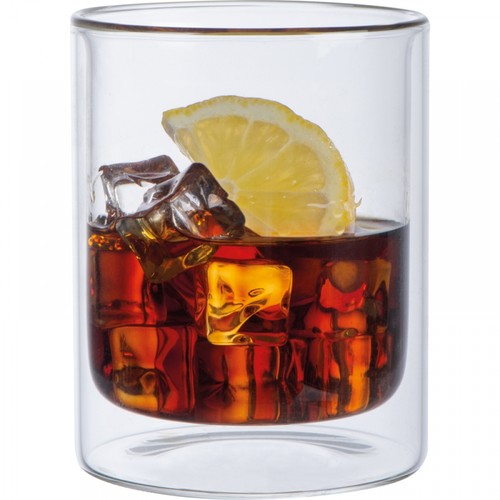 Double-walled glass cup 330ml