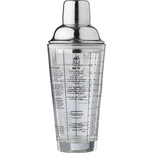 Coctelera de cristal Adela