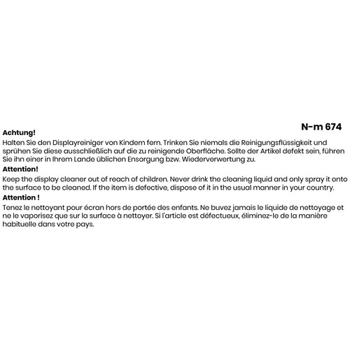 SPRAY display cleaner