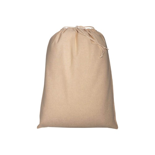 120 g/m2 cotton drawstring bag, 30 x 45 cm
